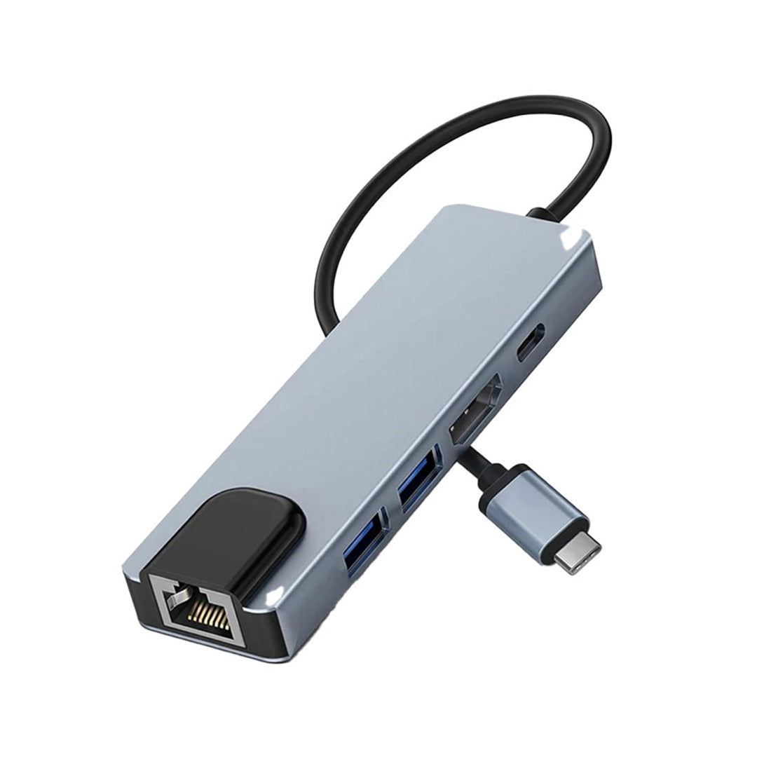 ⚡ Hub Multipuertos Nitron 5 en 1 Tipo C – Conectividad Total en un Solo Dispositivo 🔌